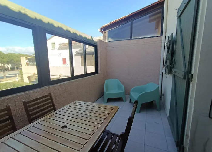T2 Mezzanine Climatise Avec Terrasse - 5 Pers. Pres Et Parc Des Dosses - Parking Inclus - Fr-1-799-17 Le Barcarès